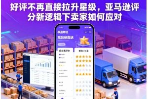 好評不再直接拉升星級，亞馬遜評分新邏輯下賣家如何應對