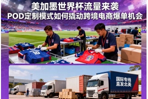 美加墨世界杯流量來襲，POD定制模式如何撬動跨境電商爆單機會